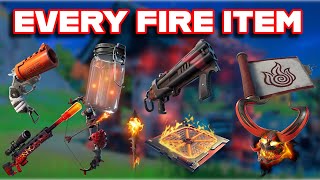 Ranking EVERY FIRE ITEM In FORTNITE HISTORY From WORST To BEST