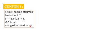 LOGHIM - Penalaran Deduktif Bagian 3 (Contoh Bukti Formal)
