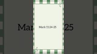 Pray And Believe||Mark 11:24:25||#shorts #ytshort #bibleverse