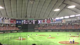 2015年7月7日　巨人VSヤクルト　阿部選手　逆転犠牲フライ