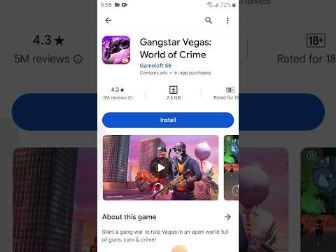 Play Store Se Descarga del juego Karen!! Gangstar Vegas mundo del crimen