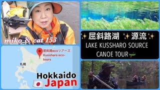 屈斜路湖 源流カヌーツアー  Hokkaido canoe  tour