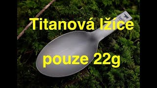 Keith titanium skládací lžíce pouze 22g