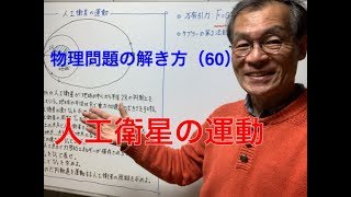 物理問題の解き方60【物理 力学】人工衛星の運動