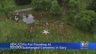 Fix For Flooding At Submerged Cemetery In Gary