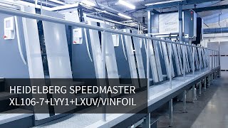 Heidelberg Speedmaster XL106-7+LYY1+LXUV/VINFOIL - Keskeny Printing \u0026 Packaging