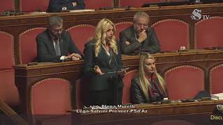Murelli- Intervento in Senato (24.01.23)