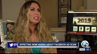 Lake Worth mom expecting third baby shares warning about Facebook ad scam