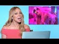 Mariah Carey reacts to Ariana Grande