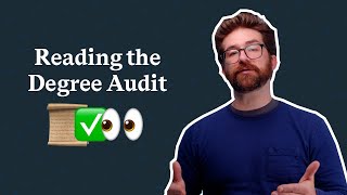 Reading the Degree Audit