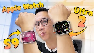 Trên tay Apple Watch Series 9 và Watch Ultra 2: Cử chỉ tay siêu hay, độ sáng tới 3000 nits