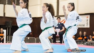 IKO EC 2016. Team Kata Champion Demonstration (Bulgaria)