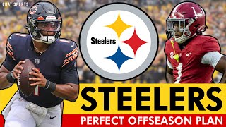 The PERFECT Steelers 2024 Offseason | 2 Blockbuster Trades, NFL Free Agency Targets, & Mock Draft