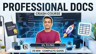 Markdown Crash Course: 0 to Pro Guide | Everything for GitHub, Notion, & Professional Docs 💻