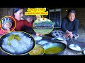 Our first meal in Old Shelter || Jina Cooking meal || Potato Curry & rice@pastorallifeofnepal