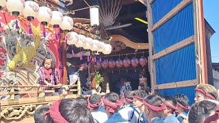 神明町 下町 山車幕修繕完成御披露目 祭礼 2023年5月4日 #22