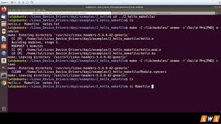 Simplified Kernel Makefile