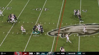 Eagles 49ers insane finish!