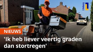 Weer of geen weer: postbezorgers trotseren gewoon een hittegolf