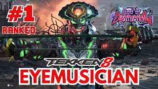 Tekken 8 Number 1 Yoshimitsu Player (EyeMusician) | Tekken 8 High Level Gameplay