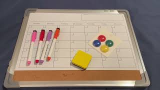 Monthly Calendar Whiteboard Dry Erase Cork Board Combination for Wall | Product Review