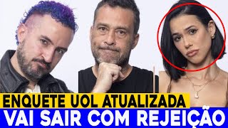 ENQUETE UOL REVELADO QUEM SAIRÁ NA SEGUNDA ROÇA:LARISSA FERNANDO OU JUNINHO A FAZENDA 16