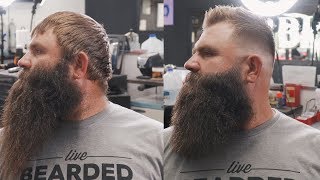 Massive Beard Trim and Style Transformation