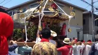 平成27年 暁の祭典 浜降祭 金刀比羅神社 村周り 某会員宅前