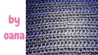 decrease with linked double/ triple crochet stitch