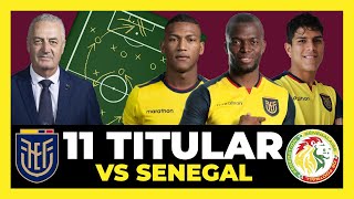 Mi Alineación de Ecuador vs Senegal | Tercera Fecha mundial de Qatar 2022 🇪🇨🏆