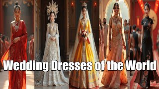 [4K] Discover Stunning Traditional Wedding Dresses from Around the World