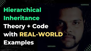 #7 Hierarchical Inheritance | Inheritance | Object Oriented Programming #oops #inheritance