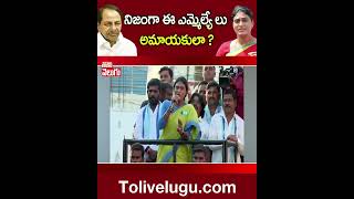 నిజంగా ఈ ఎమ్మెల్యే లు అమాయకులా ? | #kcr #YSsharmila |  Tolivelugu TV