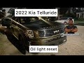 2022 Kia Telluride How to reset your maintenance reminder/ Oil Light