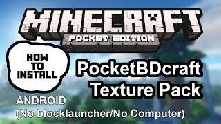 How to install PocketBDcraft | Android - NO BLOCKLAUNCHER