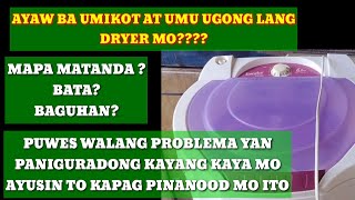 PAANO BA AYUSIN ANG DRYER NA AYAW UMIKOT AT UMUUGONG LANG