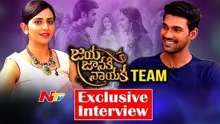 Rakul Preet Singh & Bellamkonda Sreenivas Exclusive Interview || #JayaJanakiNayaka || NTV