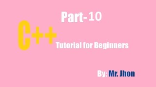 C++Tutorial for Beginners 10 Floating Point Variable Types