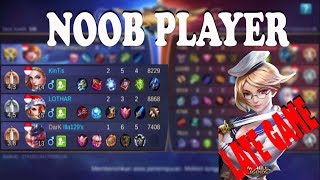 HOW TO USE FANNY WITH NOOB TEAM ( SOLO RANK AND SOLO BOT LINE ) - Mobile Legends