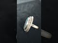 HUGE Sterling Abalone Shell Ring!