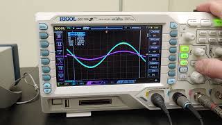 Need to use a scope to measure a non-grounded Voltage difference? Use the math function!