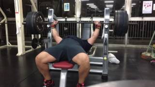 210kg Raw benchpress ベンチプレス 53yo Drug free