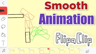 Flipaclip animation tutorial | Animate Smooth motion very easily