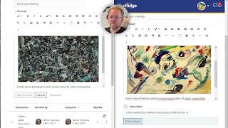 Forum, Student View: Each Person Posts Discussion Topic