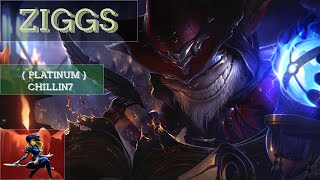 CHILLIN7 as Ziggs vs Lux S5 Platinum Ranked #136