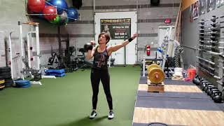 Deserie Bustos SFG II - 24kg Press for reps