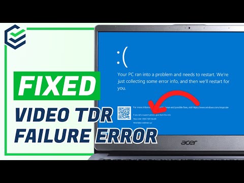 [FIXED] How to Fix VIDEO TDR FAILURE Error in Windows 10/11 | Stop Code Fixed