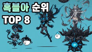 흑블아 순위 TOP 8