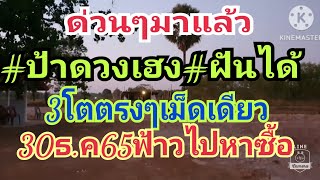 ด่วนๆมาแล้ว(ป้าดวงเฮง)งวดนี้ฝันได้3ตัวตรงๆเม็ดเดียว30ธ.ค65ฟ้าวไปหาซื้อ