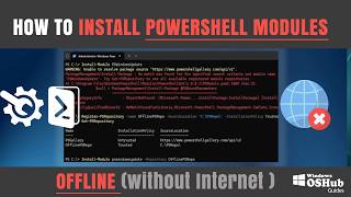 Installing PowerShell Modules without Internet (Offline) from NUPKG Package